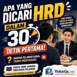 Apa yang sebenarnya dicari HRD dalam 30 detik pertama saat interview kerja