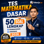 Tes Matematika Dasar Yokerja.net Indonesia untuk Persiapan Tes Kerja