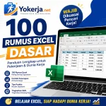 100 Rumus Excel Dasar Yokerja.net Indonesia